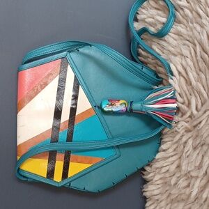 Vintage Mille Fiori Unique Geometric Crossbody